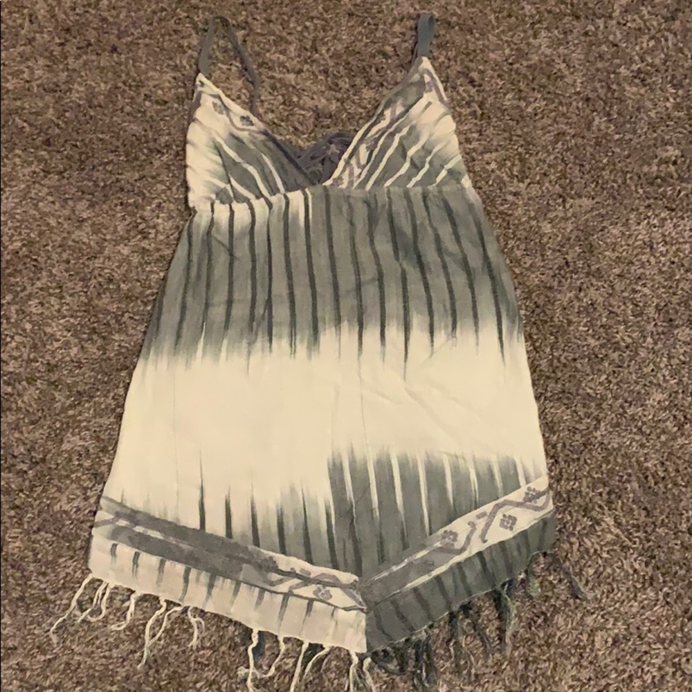 Kimchi & Blue strappy back boho top